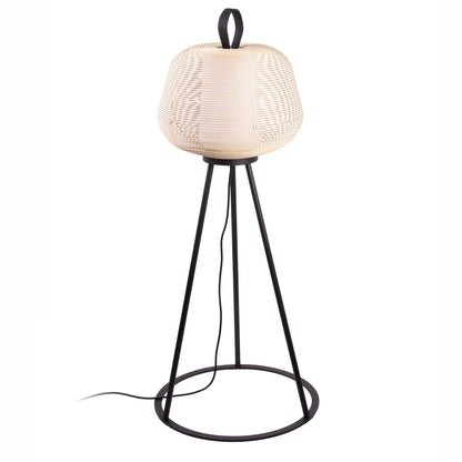 Lámpara de pie NARA beige FARO modelo 72103-155, luminaria exterior de acero para jardín y terraza, iluminación outdoor superficie