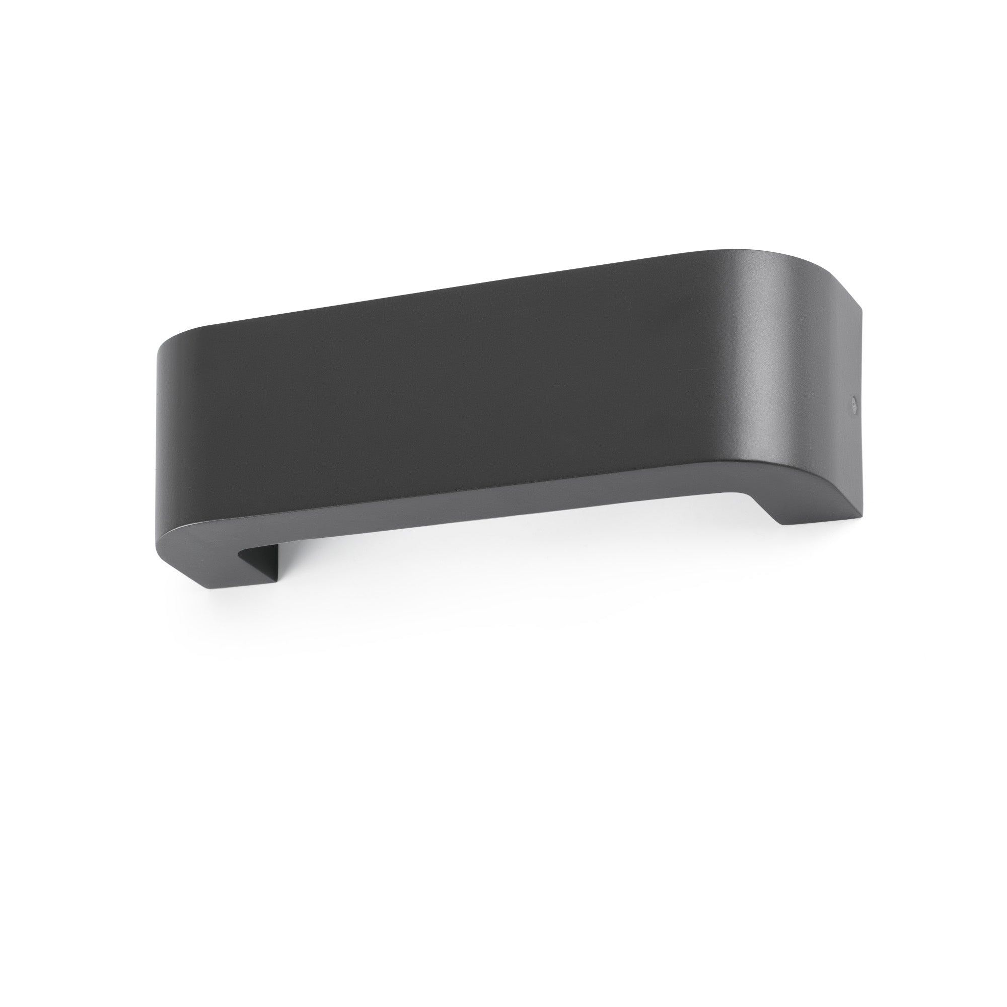 Aplique pared LED exterior Bracket gris oscuro aluminio FARO 72272, iluminación jardín minimalista con luz cálida IP44