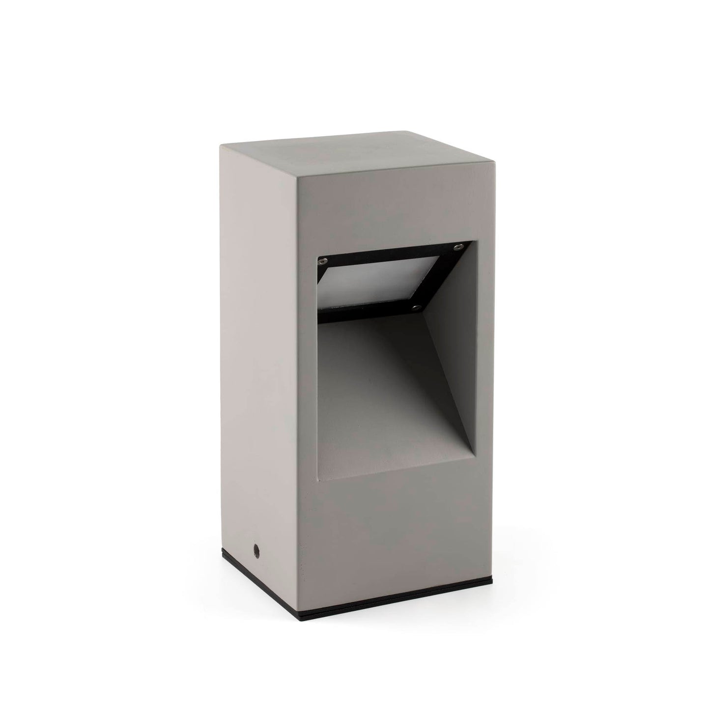 Baliza LED CAST 300 gris oscuro faro exterior IP65 para jardín y terraza, luminaria superficie cemento modelo 74155-110