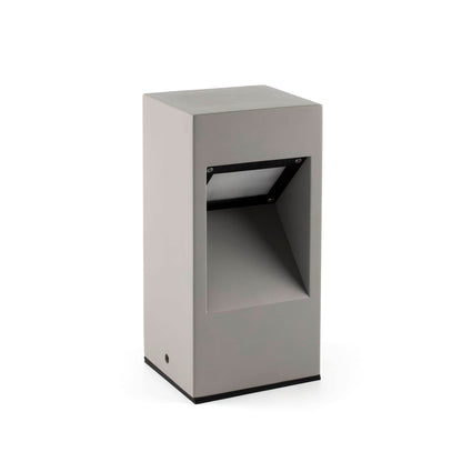 Baliza LED CAST 300 gris oscuro faro exterior IP65 para jardín y terraza, luminaria superficie cemento modelo 74155-110