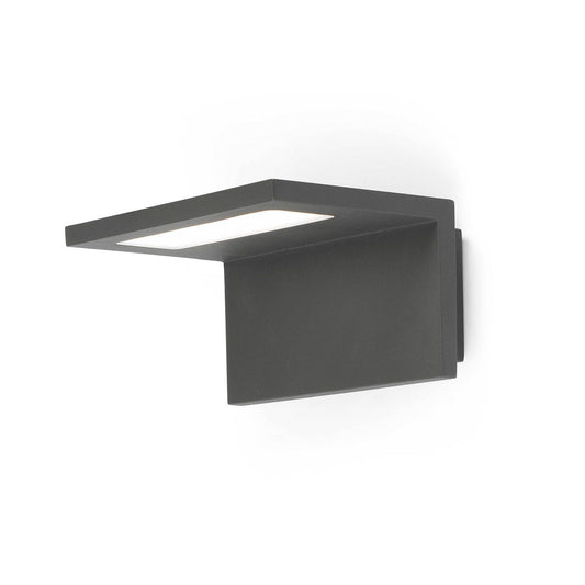 Luminaria LED exterior ELE gris oscuro, faro de pared en aluminio IP54 modelo 74419, iluminación decorativa para exteriores