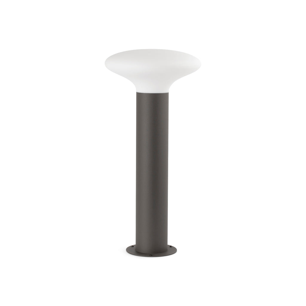 Luminaria sobremuro BLUBS 540 en gris oscuro de FARO, modelo 74434B-03, iluminación exterior para jardín y terraza, en aluminio y PMMA