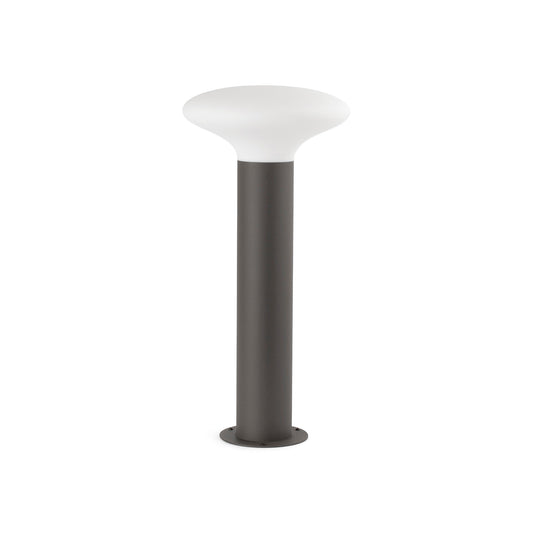 Luminaria sobremuro BLUBS 540 en gris oscuro de FARO, modelo 74434B-03, iluminación exterior para jardín y terraza, en aluminio y PMMA