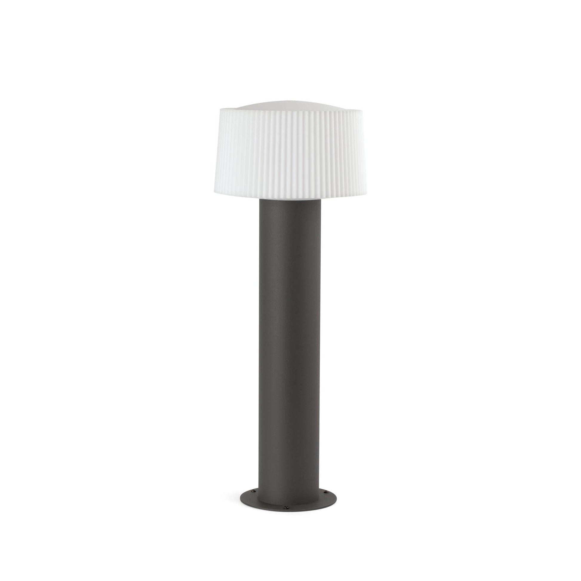 Sobremuro LED MUFFIN 559 gris oscuro 61 cm iluminación exterior FARO modelo 74434B-04 luminaria superficie aluminio PMMA para jardín terraza