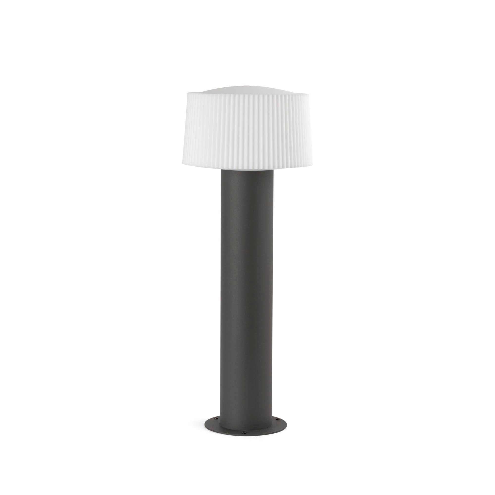 Sobremuro LED MUFFIN 559 gris oscuro 61 cm iluminación exterior FARO modelo 74434B-04 luminaria superficie aluminio PMMA para jardín terraza
