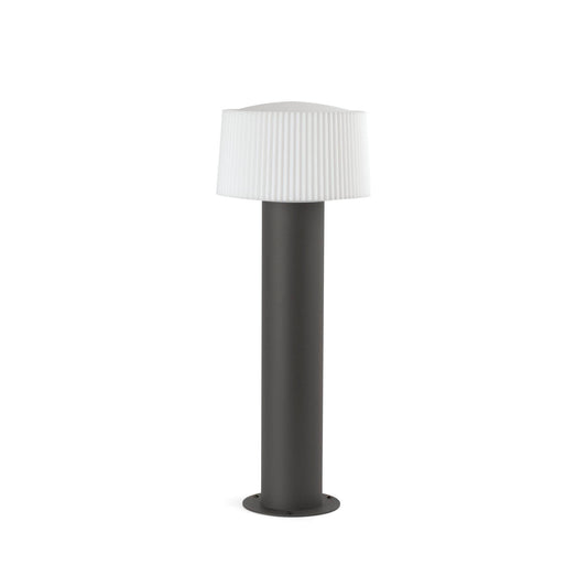 Sobremuro LED MUFFIN 559 gris oscuro 61 cm iluminación exterior FARO modelo 74434B-04 luminaria superficie aluminio PMMA para jardín terraza