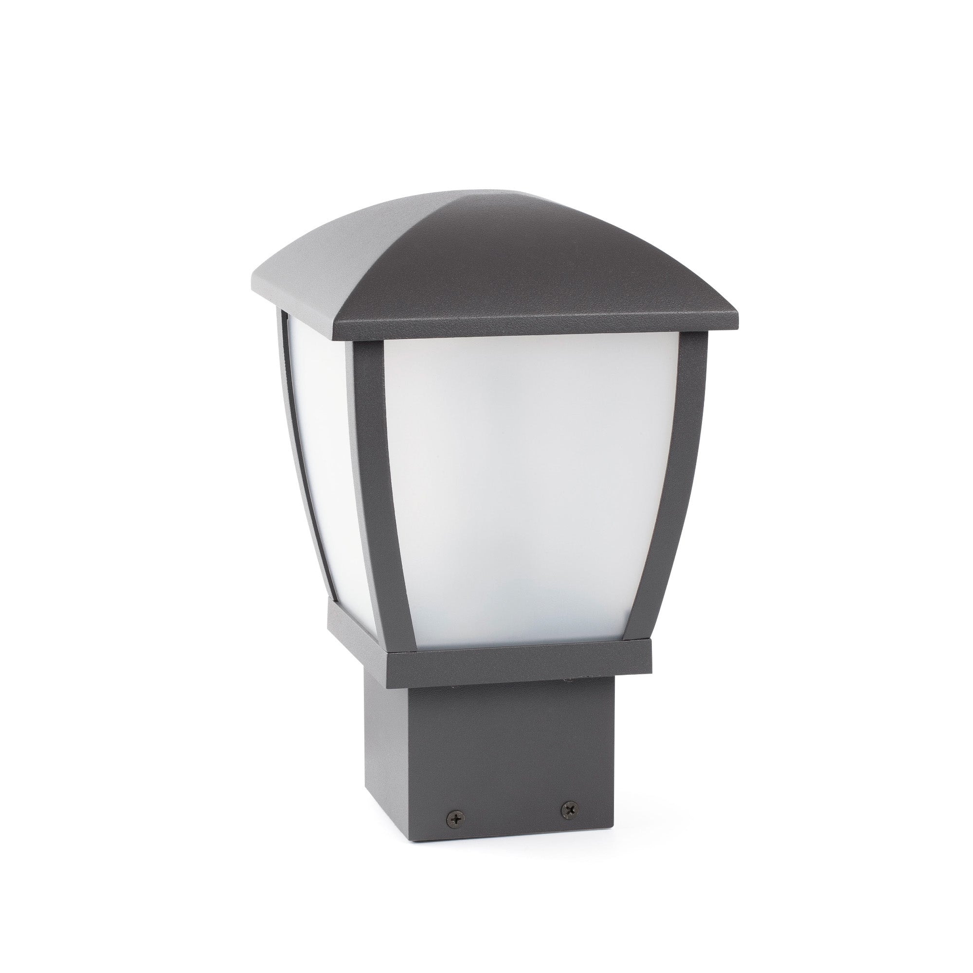 Luminaria sobremuro WILMA 270 gris oscuro FARO 74997, iluminación exterior de superficie en aluminio IP44 para terraza y jardín, colección 1816