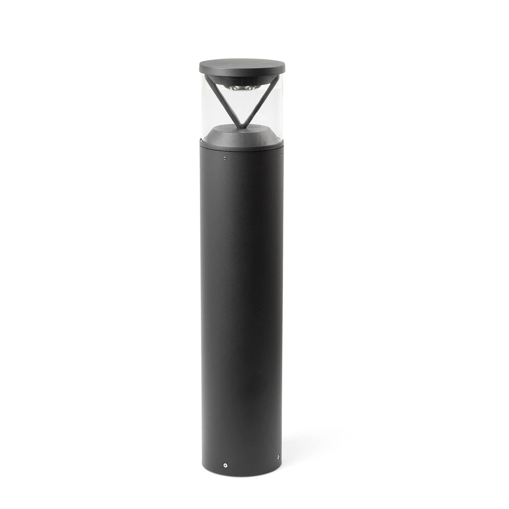 Baliza exterior RUSH 800 gris oscuro 4000K de FARO, iluminación jardín IP65 IK10 DALI - modelo 750120D