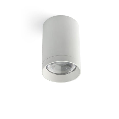 Downlight exterior PUK 76 blanco 15° 3000K LED COB IP65 FARO 75305-131 para iluminación de acento en balcones y semicubiertos