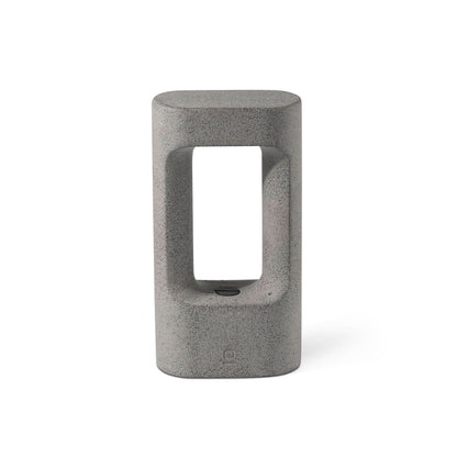 Baliza TOTEM 285 gris de cemento 3000K, faro exterior IP55 para iluminación de jardines y marcadores de caminos, modelo 75551