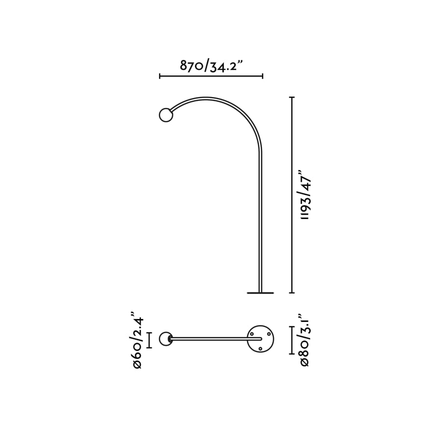 Diagrama de medidas baliza exterior CUCA 1193 negra 24V, faro 75559 de acero inoxidable con cristal opal para jardín, iluminación minimalista IP65