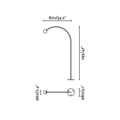 Diagrama de medidas baliza exterior CUCA 1193 negra 24V, faro 75559 de acero inoxidable con cristal opal para jardín, iluminación minimalista IP65