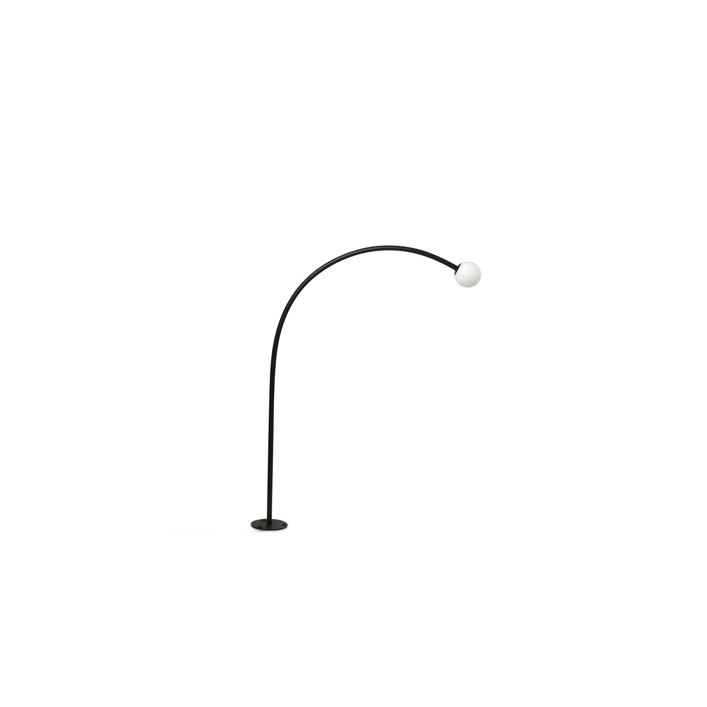 Baliza de exterior CUCA 650 negra FARO 75567, faro minimalista en acero inoxidable con cristal opal, iluminación LED IP65 para jardín