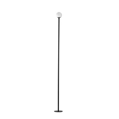 Baliza exterior CUCA 1000 negra 24V faro de acero inoxidable con cristal opal, luminaria superficie para iluminación jardín y paisajismo, modelo 75588 colección 7559