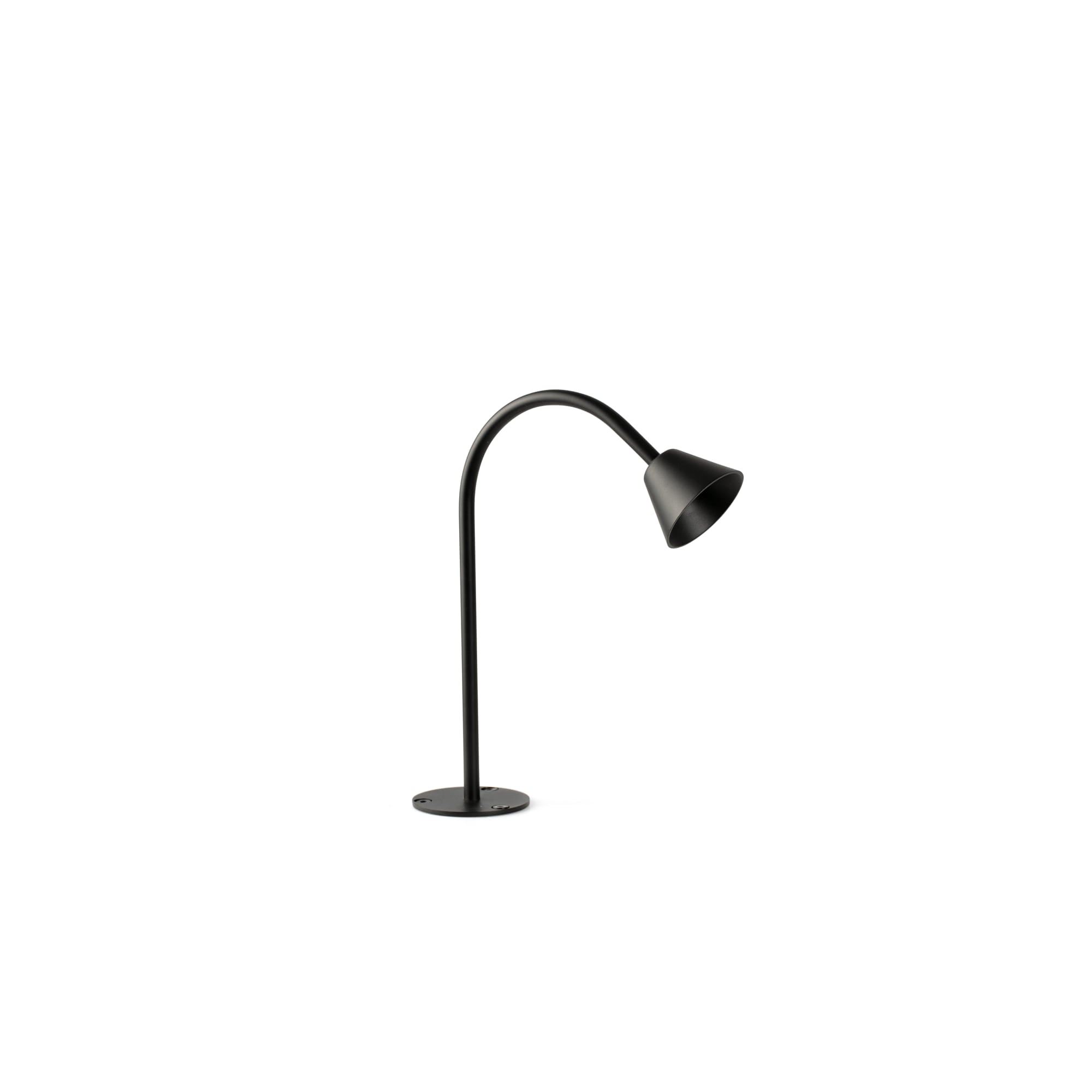 Baliza LED LILY 300 negra 24V faro exterior para jardín IP65, serie 286 en acero inoxidable y cristal, COB LED montaje superficie 75620