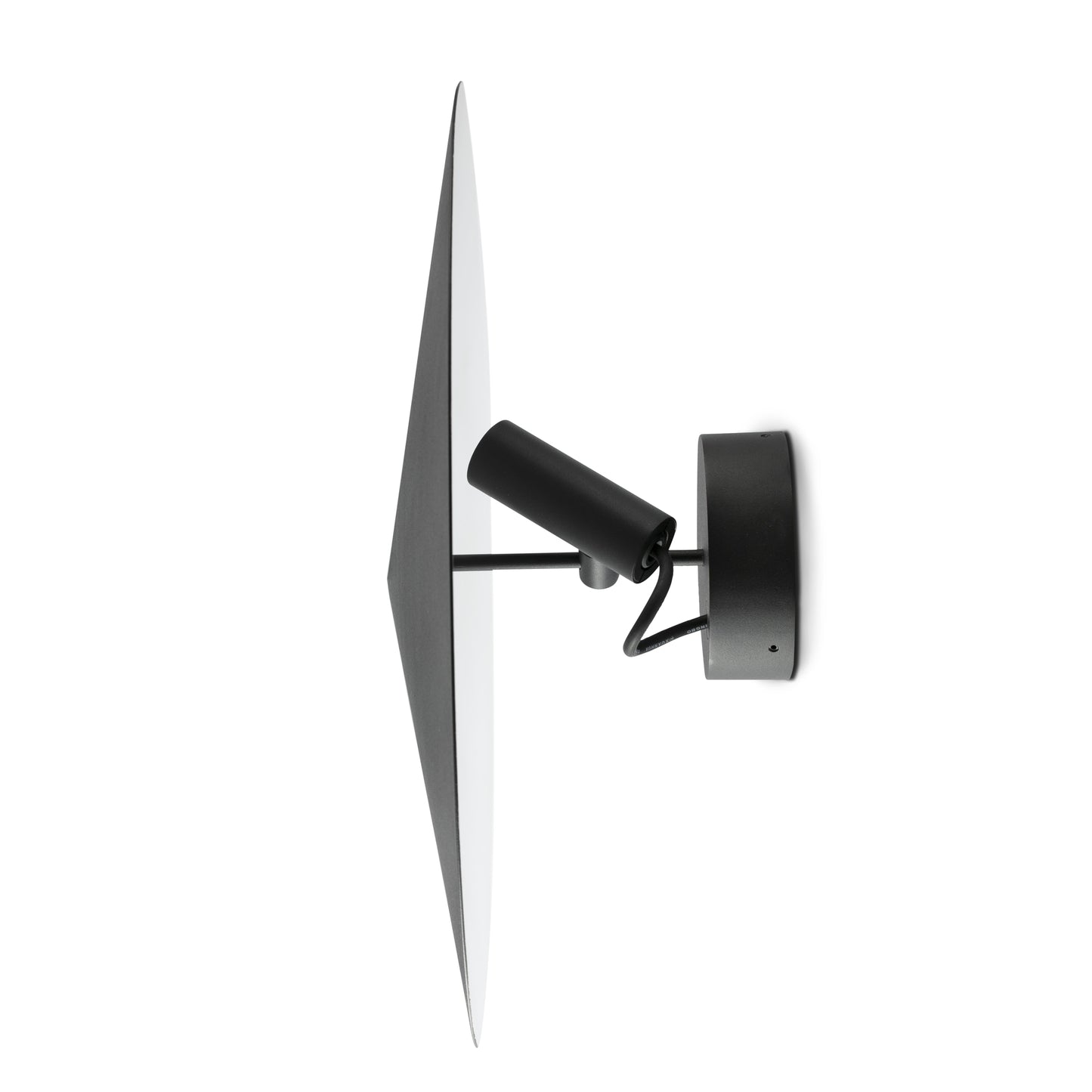 Proyector exterior Aplique CLAP negro 6W 3000K LED, faro de pared en aluminio IP65 para iluminación fachadas