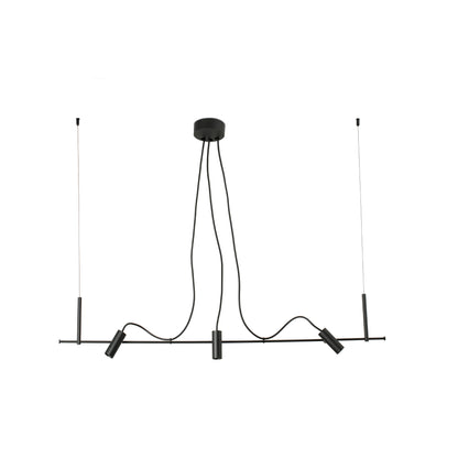 Luminaria colgante lineal CLAP negro 3x6W LED COB exterior IP65 3000K 38° FARO 75711-233