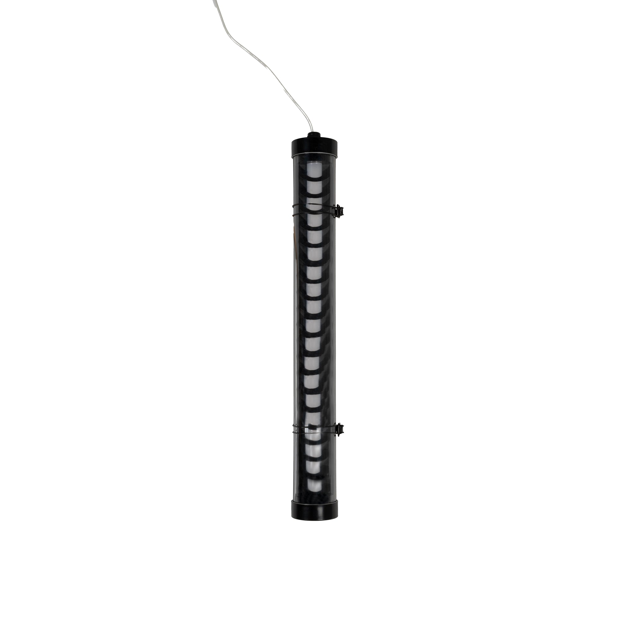 Luminaria exterior aplique pared SCUBA LOUVER 600 negro 20W LED FARO serie 7575 IP65 IK10 faro industrial iluminación cálida 2700K código 75756-110