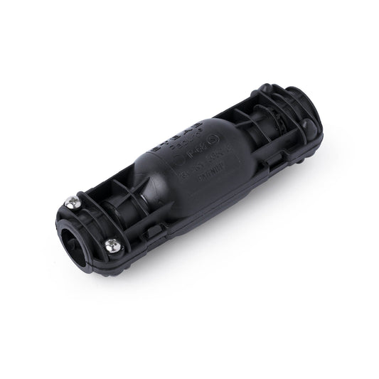 Caja de conexión IP68 negra FARO 75800, fabricada en ABS para exteriores, con protección contra agua en conexiones eléctricas de iluminación