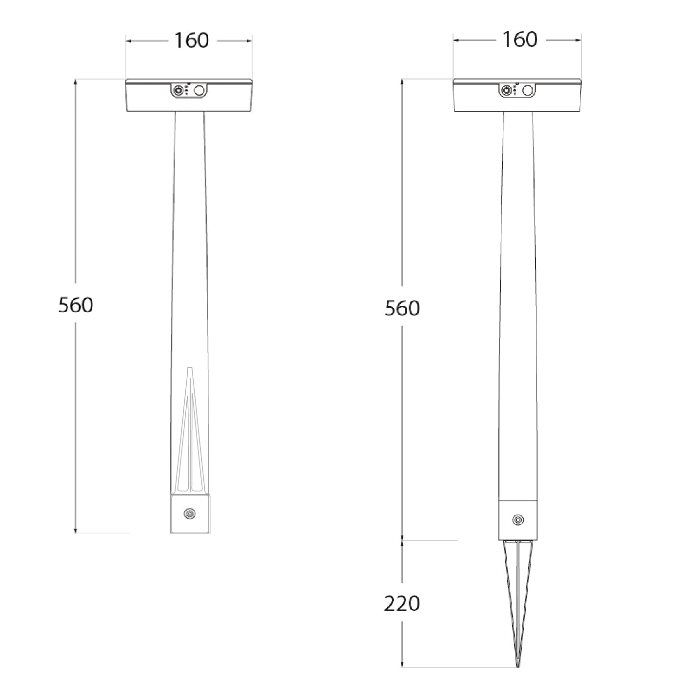 Pincho LED con CCT ajustable ideal para iluminar tu jardín