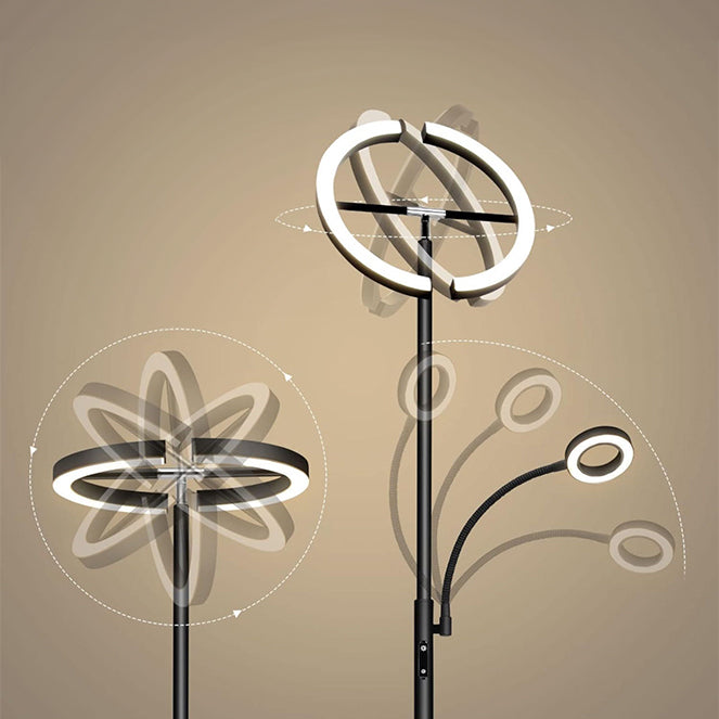 Lámpara de pie dimmable con temperatura de color ajustable