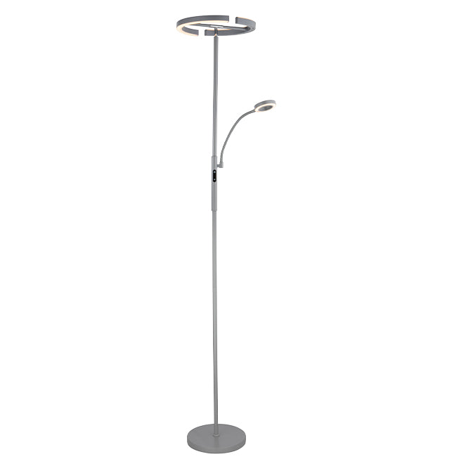 Lámpara de pie LED IRIS BELAIR con brazo lector, ref. FL-2001 SL