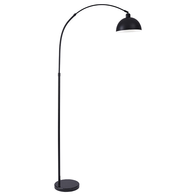 Lámpara de pie AMALFI BELAIR FL-7001 BLK para salón con diseño moderno.