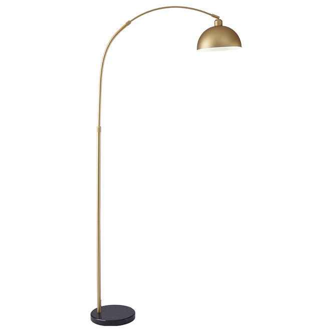 Lámpara de pie Amalfi dorada BELAIR FL-7001 GL para salón.