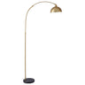 Lámpara de pie Amalfi dorada BELAIR FL-7001 GL para salón.