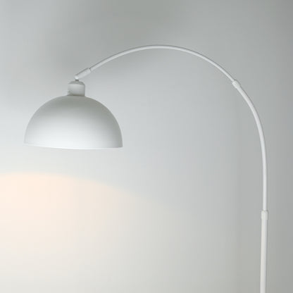 Lámpara de pie Amalfi fabricada en mármol color blanco
