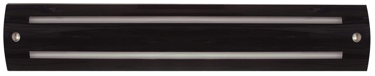 Plafón Rubi Negro 2x24W Fabrilamp, lámpara de techo moderna y eficiente para iluminación técnica y decoración interior.