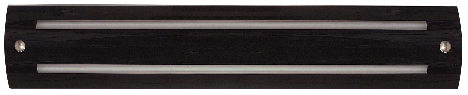 Plafón Rubi Negro 2x24W Fabrilamp, lámpara de techo moderna y eficiente para iluminación técnica y decoración interior.