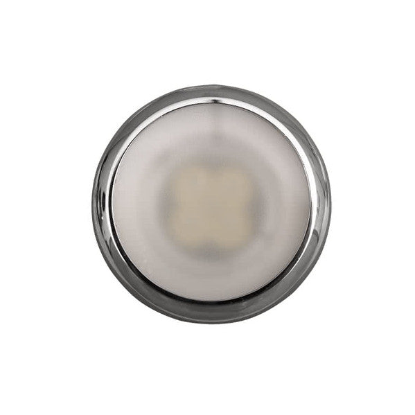 Empotrable Delta Cromo Redondo Fabrilamp Abrila modelo 030380820 iluminación interior GU10 hogar decoración.