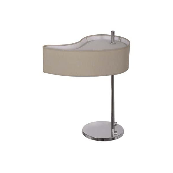 Lámpara de sobremesa Ying-Yang negra de 36x36 cm de Abrila, diseño zen moderno y reciclable con iluminación AI2, ideal para decoración minimalista (035871009)