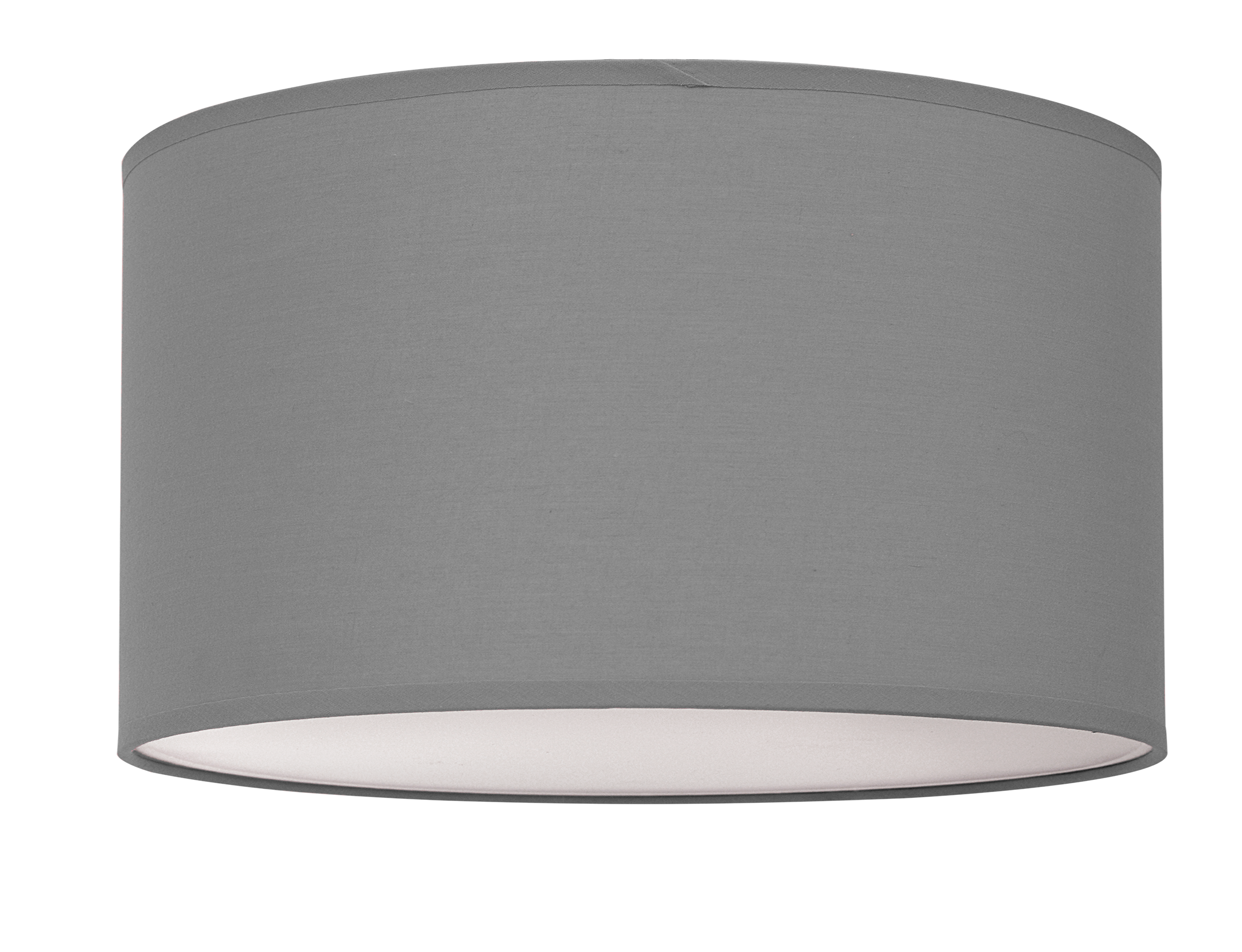 Plafón Nicole Gris 2xE27 de Fabrilamp, lámpara de iluminación interior doméstica en metal y textil.