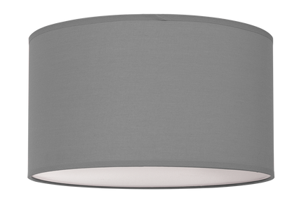 Plafón Nicole gris de Fabrilamp con 4 casquillos E27, diseño en metal para iluminación interior doméstica en dormitorios y salones.