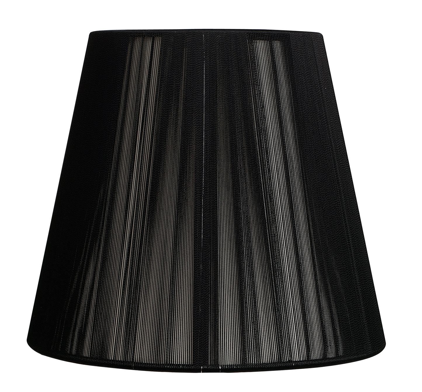 Pantalla cónica negra Indira E27 de Fabrilamp, pantalla decorativa para iluminación del hogar, compatible con bombillas E27, modelo Indira 048112509, importación