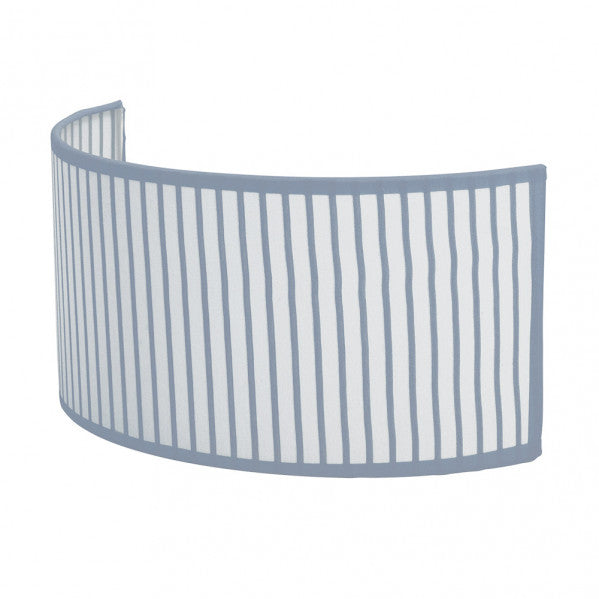 Aplique de pared Zoraida Celeste modelo 1XE27 16x33 cm de Abrila, luz infantil en color celeste para decoración juvenil en habitación de niños, diseño AI2 con código 052861048