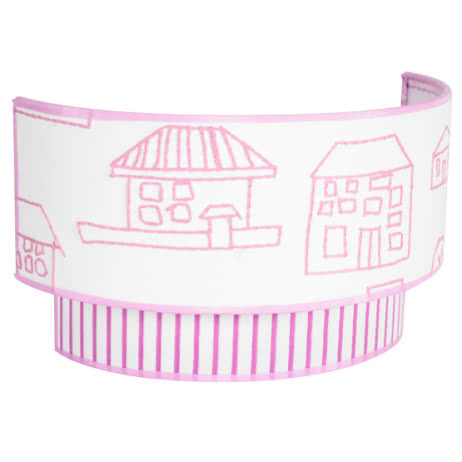 Aplique infantil Serie Dibujos en color celeste de Abrila (055561048), lámpara de pared para niños con diseño de dibujos animados, ideal para iluminación y decoración de habitación juvenil.