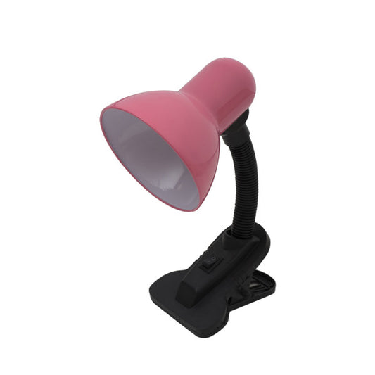 Flexo Dedalo Rosa E27 para escritorio - Iluminación interior de metal de Fabrilamp.