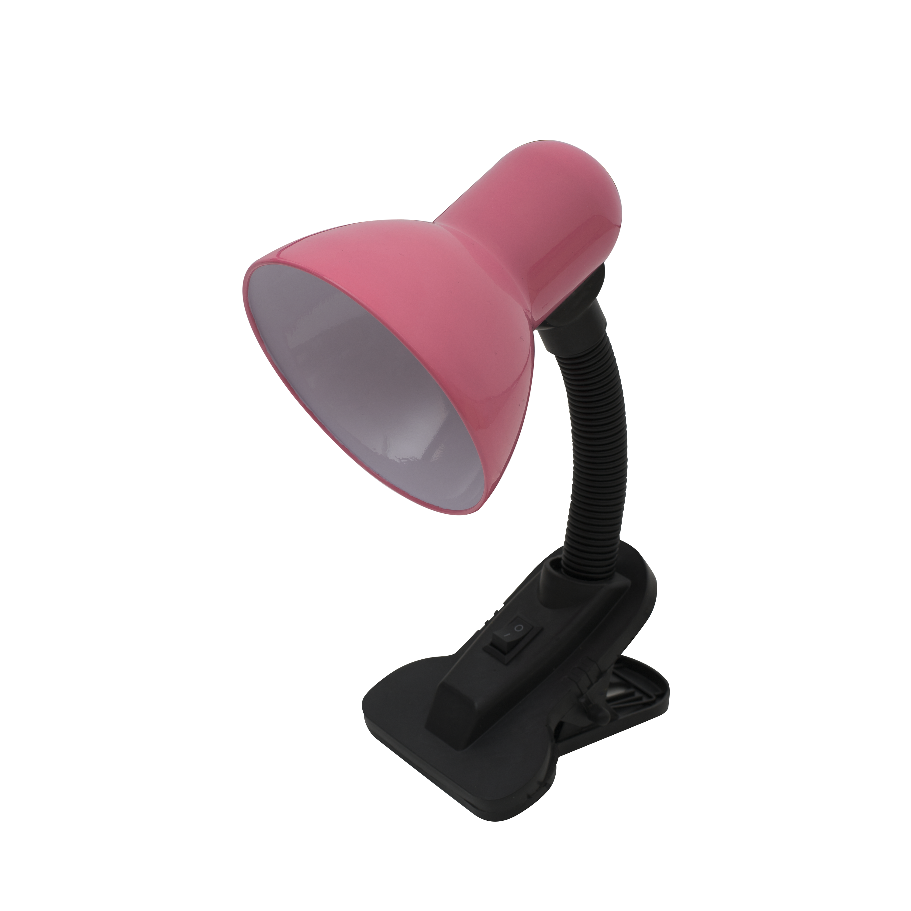 Flexo Dedalo Rosa E27 de Fabrilamp para escritorio: iluminación interior con diseño de metal en color rosa, ideal para estudio y uso doméstico. Modelo 060371000.
