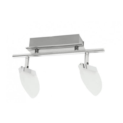 Foco LED regleta Tanzania en acabado cromo de 10W SMD por Abrila, diseño moderno y eficiente para iluminación interior y decoración en blanco natural, modelo 060492020 con tecnología AI2.