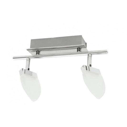 Foco LED regleta Tanzania en acabado cromo de 10W SMD por Abrila, diseño moderno y eficiente para iluminación interior y decoración en blanco natural, modelo 060492020 con tecnología AI2.