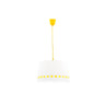 Colgante infantil Lacito Amarillo de Abrila, lámpara colgante ecológica con certificado CE para habitación de niños, diseño decorativo en amarillo con bombilla E27, iluminación segura y luminosa modelo 064193550.