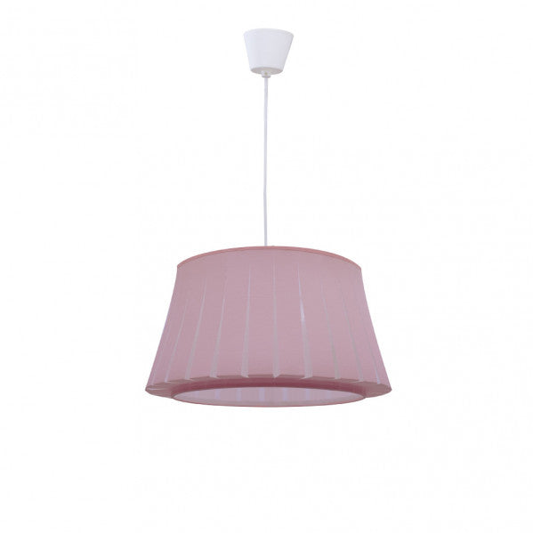Colgante infantil Tripode Rosa 1xE27 de Abrila, lámpara colgante moderna con diseño de trípode en color rosa para decoración de habitación de niños, certificada CE y fabricada con materiales reciclados, referencia 067483500.