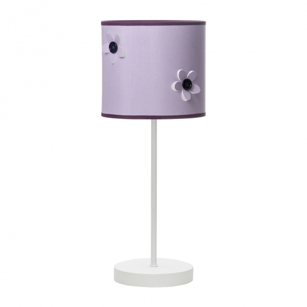 Lámpara Sobremesa Boton Lila 1xE14 | Abrila | 068971019