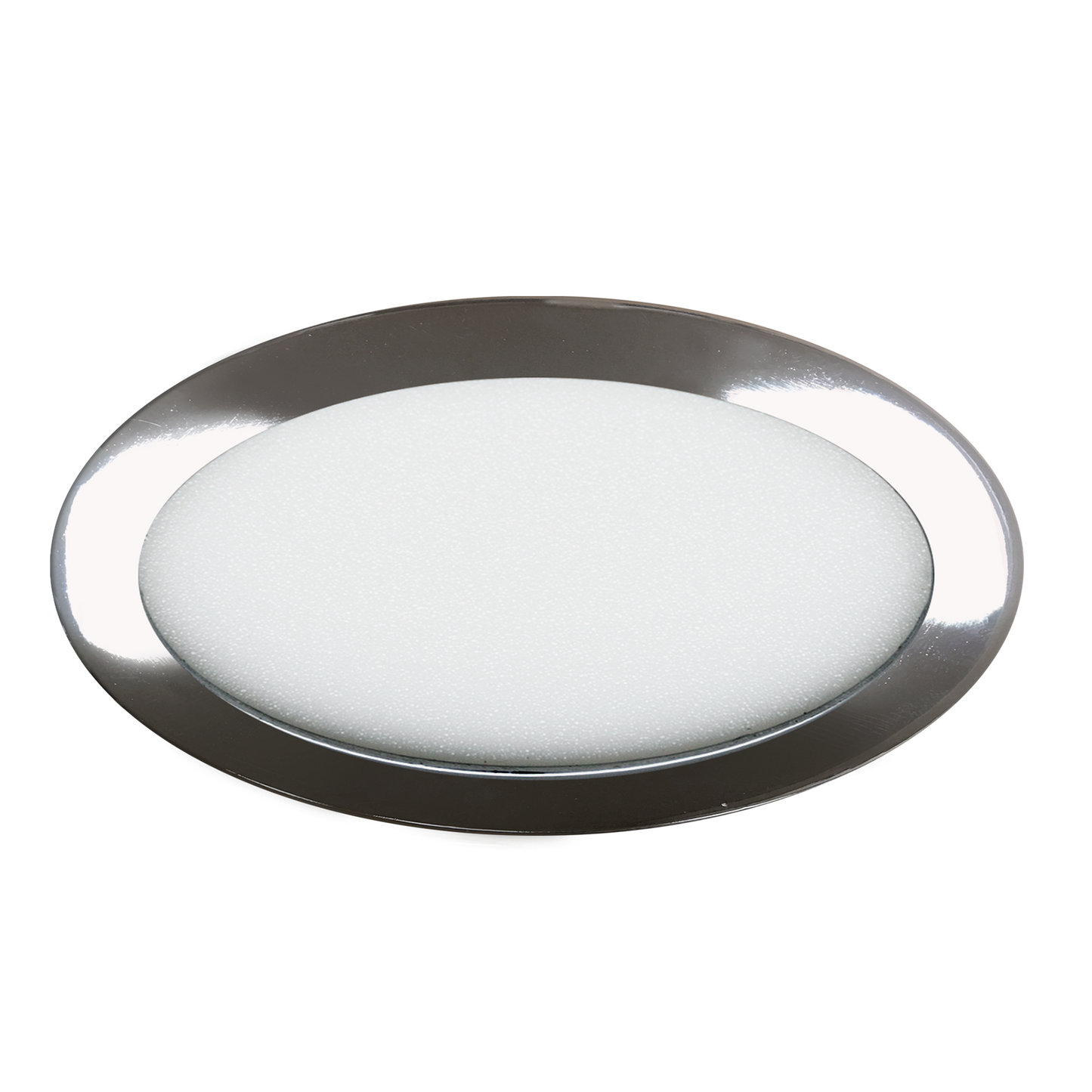 Downlight LED Apolo 18W cromado, 22 cm, empotrable para interior, Fabrilamp, código 070691820, ahorro energético, iluminación LED