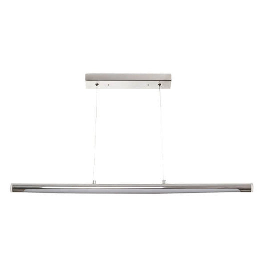 Lámpara colgante LED Giza de 16W y 4000K en blanco natural con acabado cromo, diseño moderno de metal de Abrila para decoración del hogar, iluminación LED eficiente modelo 075091620.