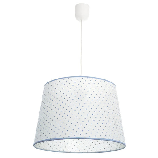 Colgante infantil Okapi celeste de Abrila, lámpara colgante ecológica y regulable para decoración de habitación de niños, con certificado CE y bombilla E27, modelo 076193648.