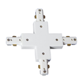 Conector en X blanco de 2 hilos para iluminación técnica – Fabrilamp 0840CONECT-X-BL